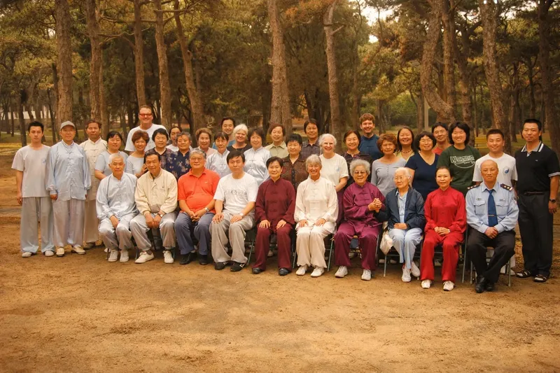 Training group at the National Medical Qigong Hospital in Beidaihe, China